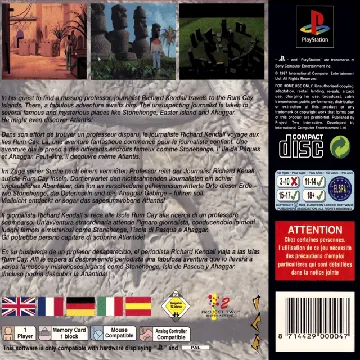 Ark of Time (EU) box cover back